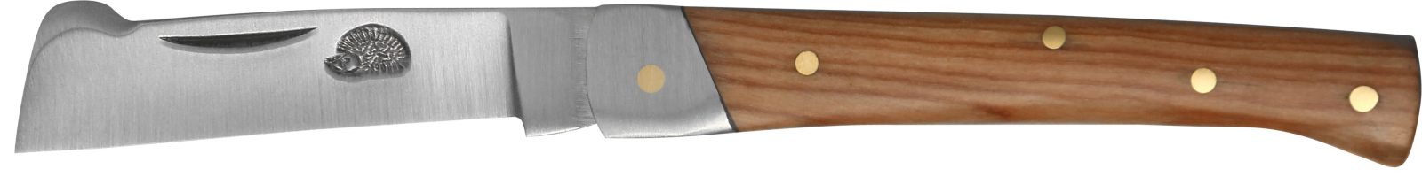 Teak Wood Handle Grafting Knife – 8 cm Handle, Inox Bolster