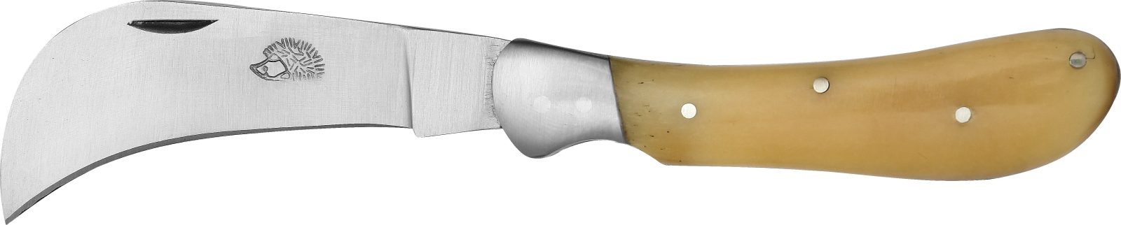 Warm Bone Handle Pruning Knife – 8 cm Handle, Inox Bolster