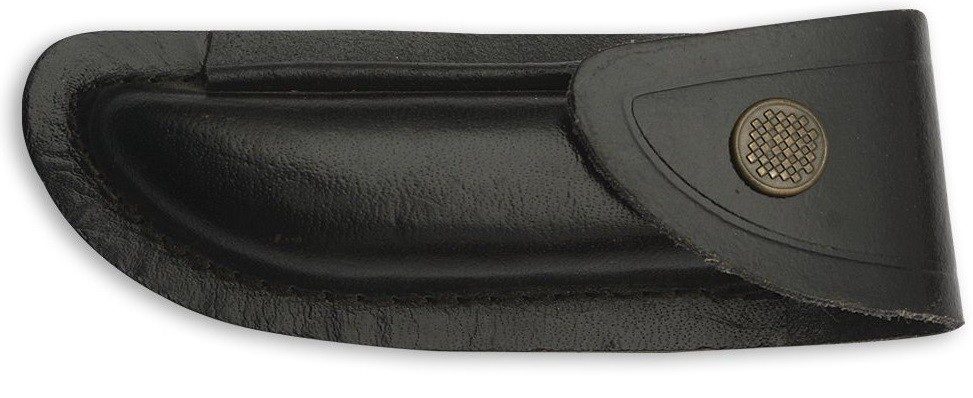 Black Leather Blade Sheath – 13 cm
