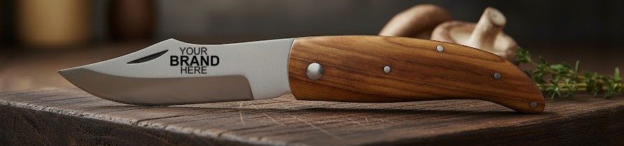 Teak Wood Handle Folding Knife – 12 cm Handle