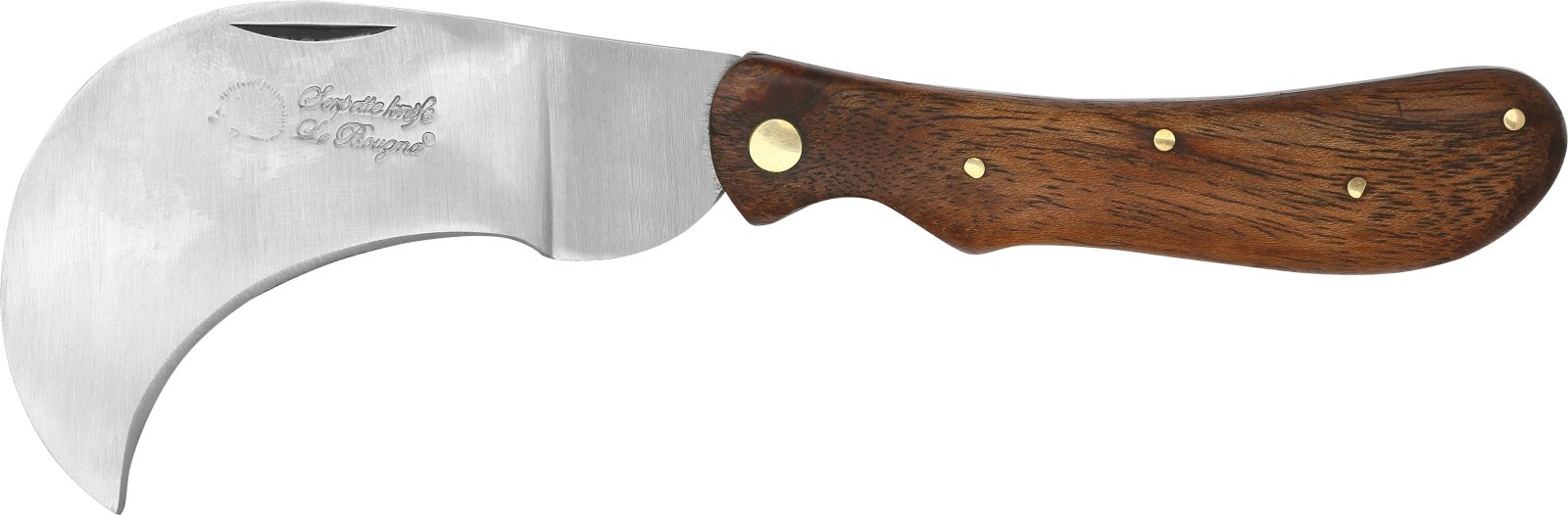 Acacia Wood Handle Pruning Knife – 10 cm Handle