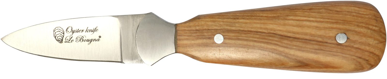 Teak Wood Handle Oyster Knife – 10 cm Handle, Inox Bolster