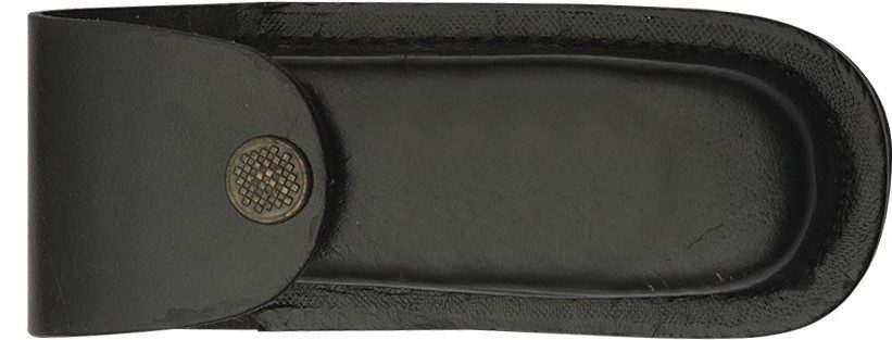 Black Leather Knife Sheath – 12 cm